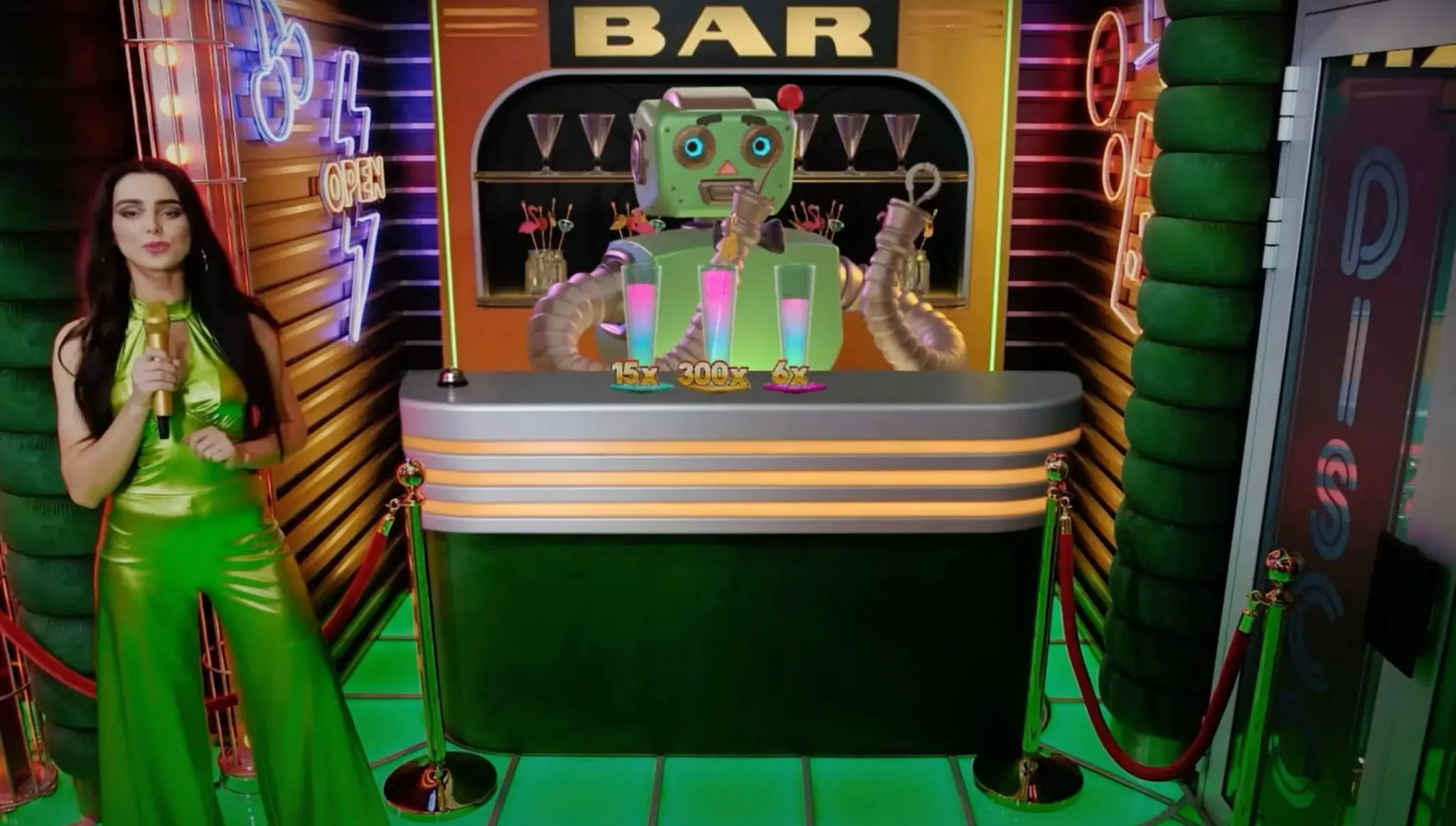 Bar Bonus screen