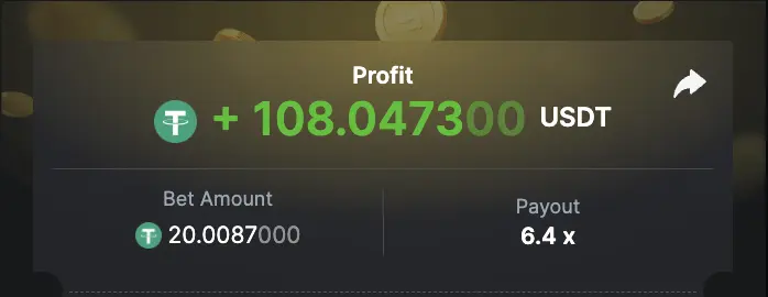 Menang dalam Waktu yang Funky 108 USDT